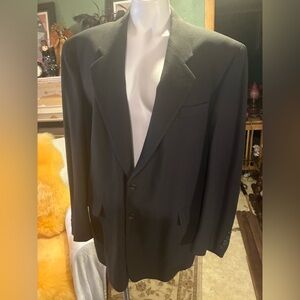 Dark Green Ron Chereskin Cashmere blend jacket-44R mint!